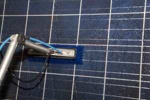 Reinigung von Solaranlagen